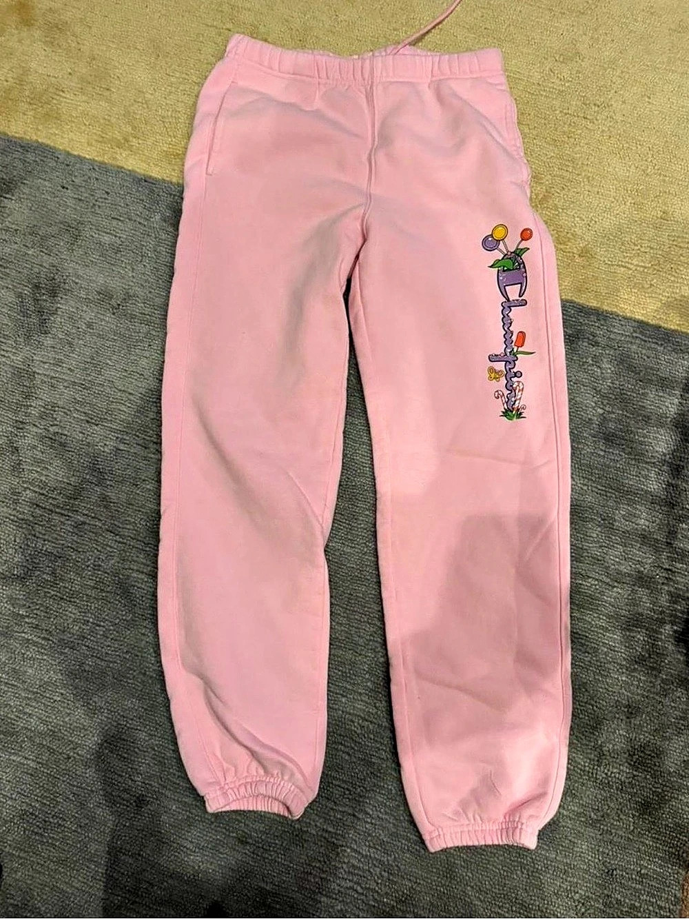 Champion x Candy Land Reverse Weave Jogger Pant Pink Jogger Pants